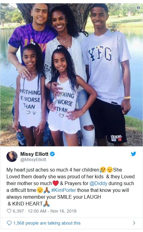 Kim Porter, Mother To Three Of Diddy’s Children, Dies Aged 47 ...